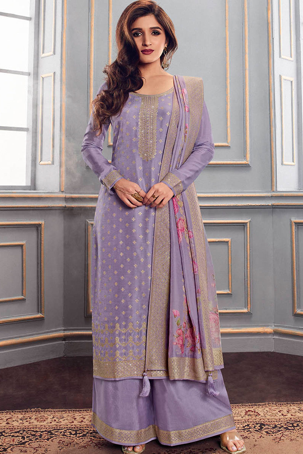 Lavender churidar hotsell materials