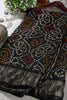 Black Color Chiffon Bandhani Printed Saree