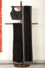 Black Georgette Resham Floral Jal Woven And Swarovski Work Saree