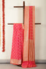 Coral Banarasi Woven SIlk Saree