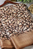 Brown Colour Printed Cotton Silk Saree