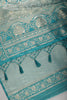 Teal Colour South Silk Heavy Woven Saree