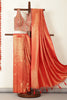 Red South Silk Zari Woven Saree