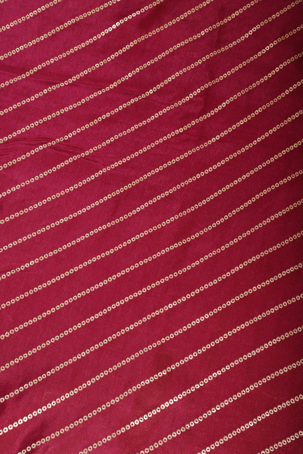 Wine Modal Silk Saree with Zari Pinstripes