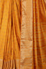 Mustard Cotton Zari & Resham Woven Saree