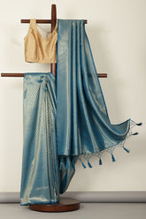 Royal Blue South Silk Zari Woven Saree