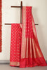 Fuchsia Pink Banarasi Woven SIlk Saree