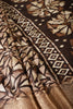 Brown Colour Printed Cotton Silk Saree