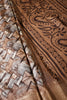 Brown Colour Cotton Silk Abstract Printed Saree