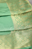 Dusty Green Colour Silk Woven Saree