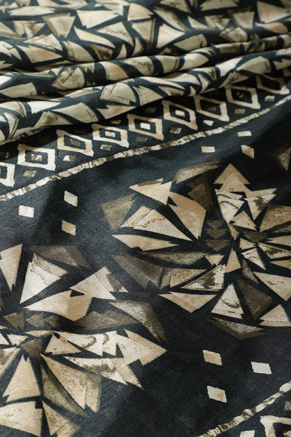 Bottle Green Colour Printed Cotton Silk Saree