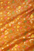Mustard Silk Zari & Resham Woven Saree