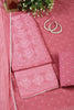 Dusty Pink Color Resham & Mirror Embroidered Cotton Unstitched Suit Fabric