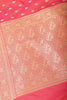Coral Banarasi Woven SIlk Saree