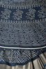 Navy Block Printed Cotton Silk Saree