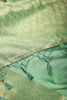 Dusty Green Colour Silk Woven Saree