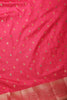 Fuchsia Pink Cotton Zari & Resham Woven Saree