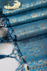 Mute Blue Colour South Silk Heavy Woven Saree