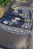 Navy Color Cotton Silk Block Printed Saree
