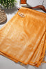 Mustard Soft Silk Zari Woven Saree