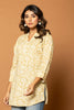 Beige & Cream Colour Floral Printed Kurti