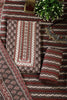 Brown Color Cotton Printed & Neck Embroidered Unstitched Suit