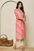 Pink Colour Muslin Printed Kurti