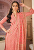 Candy Pink Banarasi Cotton Suit Material.