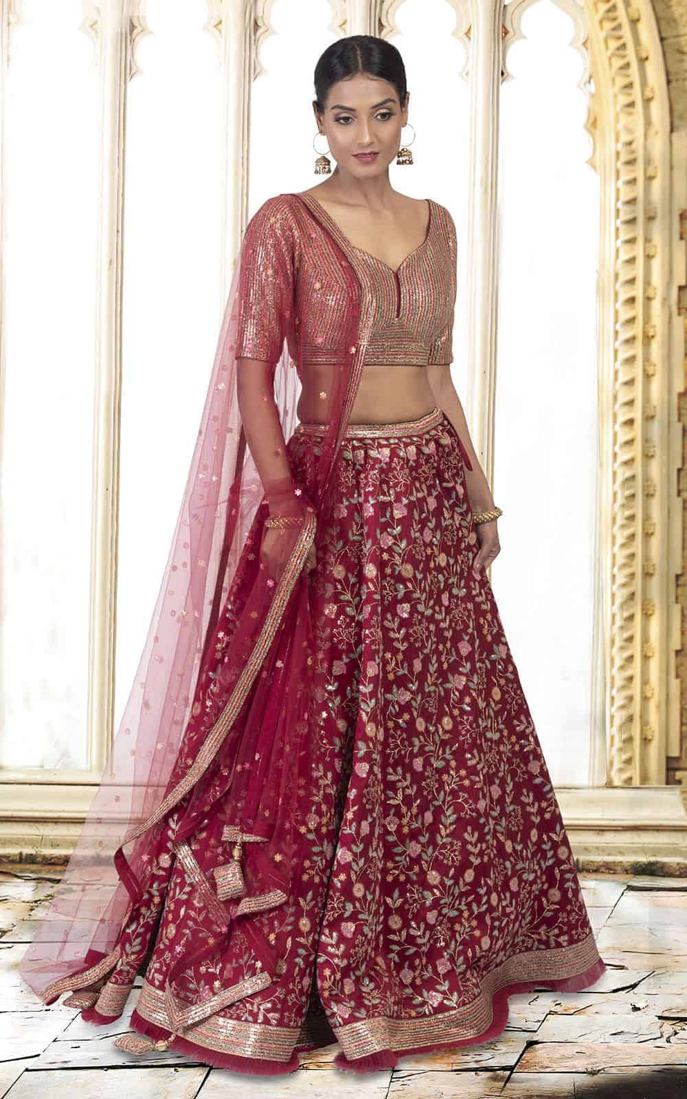 Meena bazaar deals lehengas