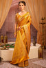 Mustard Banarasi Silk Saree