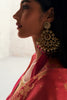 Cream Color Silk Embroidered Unstitched Suit Material.