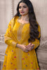 Mustard Color Silk Woven Unstitched Suit Material