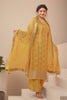 Mustard Color Silk Woven Unstitched Suit