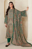 Green Color Pashmina Woven Unstitched Suit Material