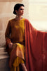 Mustard Color woven Organza Unstitched Suit Material