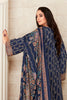 Navy Blue Colour Pashmina Woven Unstitched Suit Material