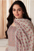 Beige Color Pashmina Woven Unstitched Suit Material