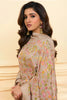 Beige Color Woven Silk Unstitched Suit Material