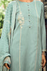 Sea Green Color Embroidered Georgette Unstitched Suit Material