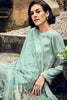 Sea Green Color Embroidered Georgette Unstitched Suit Material