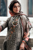 Black Colour Printed Muslin Unstitched Suit Material