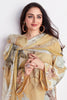 Beige Colour Cotton Printed Unstitched Suit Fabric