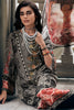 Black Colour Printed Muslin Unstitched Suit Material