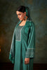 Teal Colour Cotton Printed Unstitched Suit Fabric