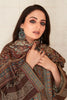 Brown Colour Pashmina Woven Unstitched Suit Material