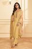 Mustard Colour Silk Woven Unstitched Suit Material