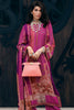 Magenta Colour Printed Muslin Unstitched Suit Material