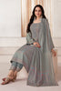 Grey Color Pashmina Woven Unstitched Suit Material