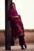 Purple Color woven Organza Unstitched Suit Material