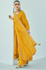 Mustard Color Printed Muslin Unstitched Suit Fabric